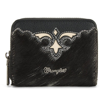 Wrangler Cowhide Mini Wallet | Black