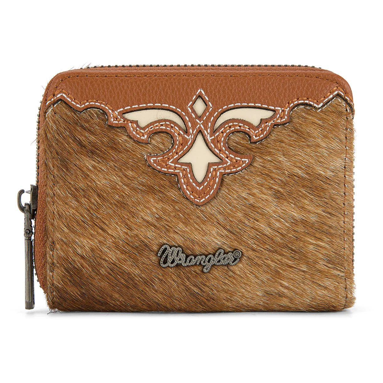 Wrangler Cowhide Mini Wallet | Brown