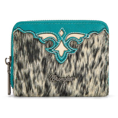 Wrangler Cowhide Mini Wallet | Turquoise