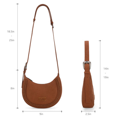 Wrangler Crescent Bag | Brown