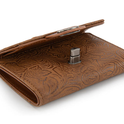 Wrangler Floral Mini Wallet | Brown