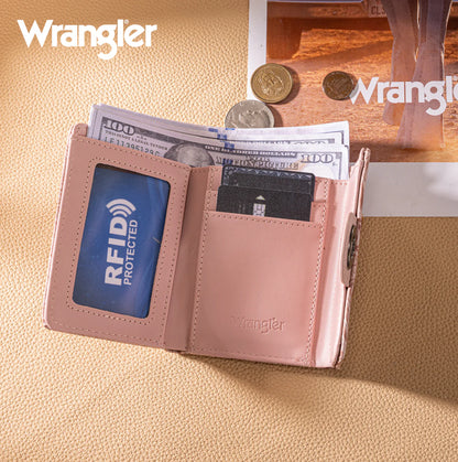 Wrangler Floral Mini Wallet | Pink