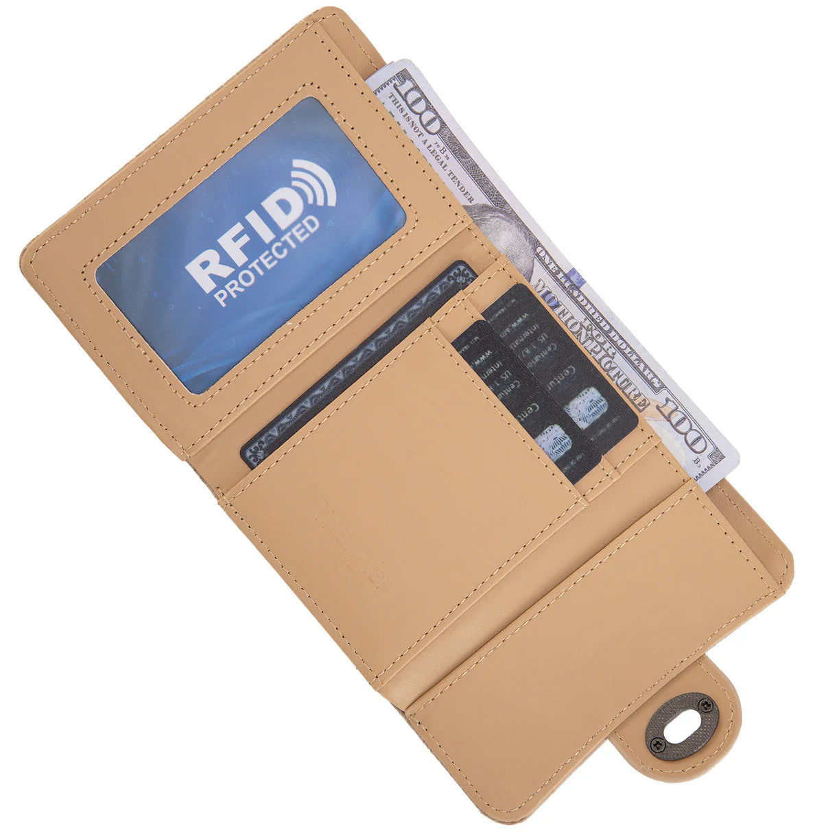 Wrangler Floral Mini Wallet | Tan