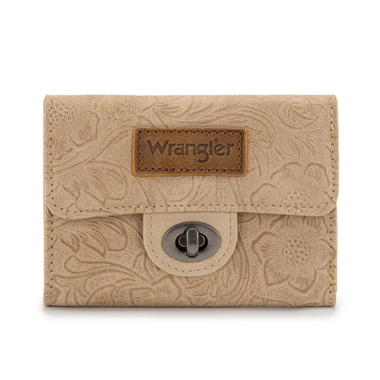 Wrangler Floral Mini Wallet | Tan