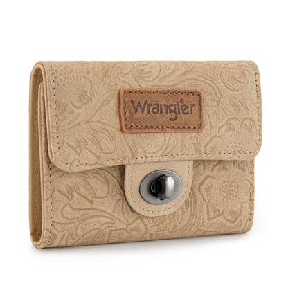 Wrangler Floral Mini Wallet | Tan