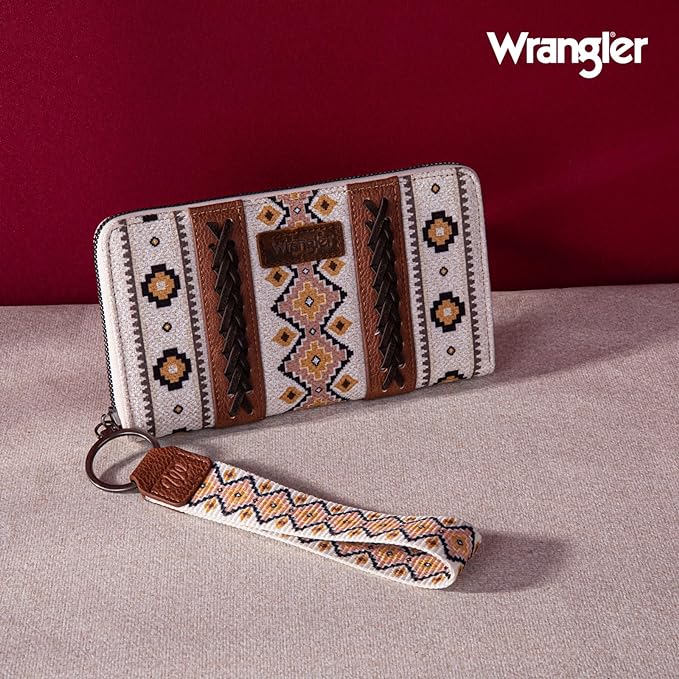 Wrangler Southwestern Wallet (Coffee)