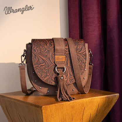 Wrangler Saddle Crossbody Bag- Coffee