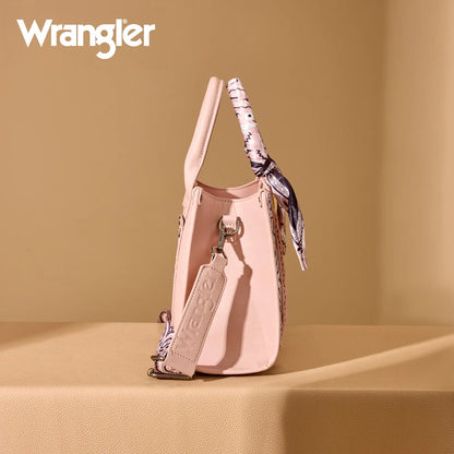 Wrangler Braided Paisley Bandana Tote Bag | Pink