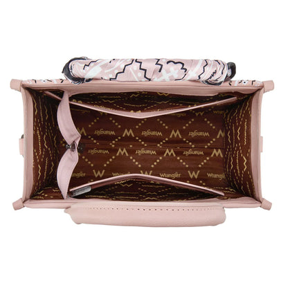 Wrangler Braided Paisley Bandana Tote Bag | Pink