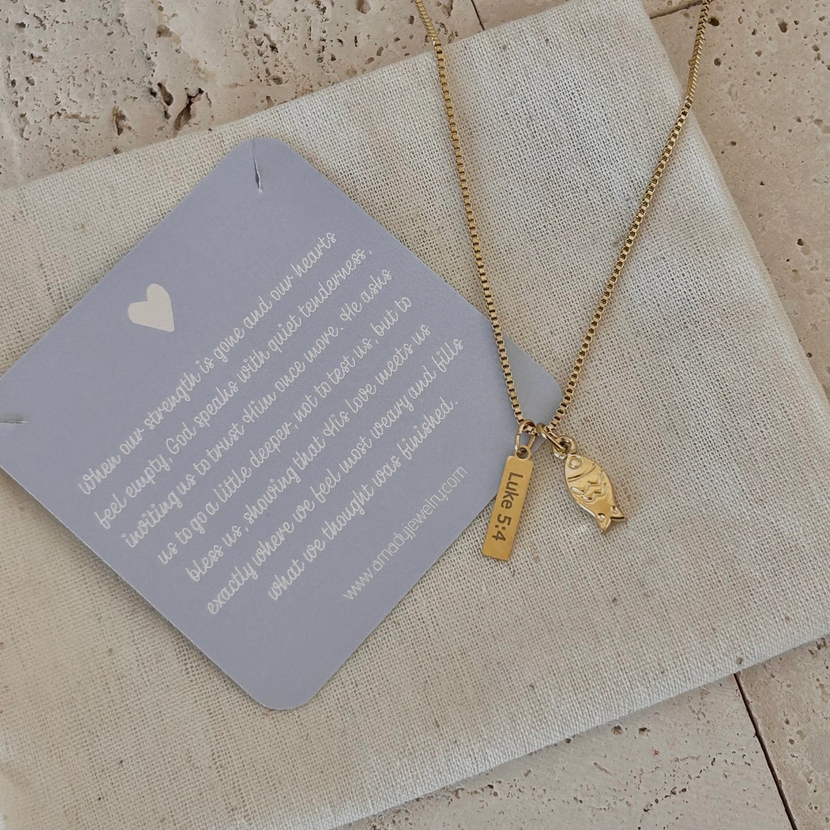 Cast Your Nets Necklace | Gold Plated
