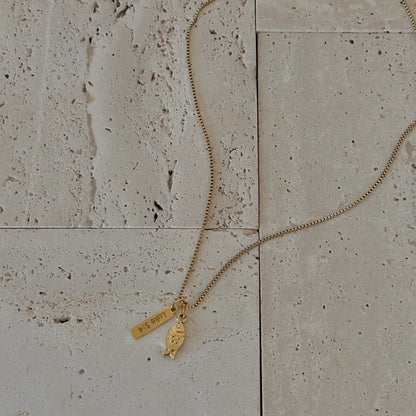 Cast Your Nets Necklace | Gold Plated
