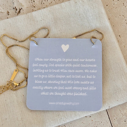 Cast Your Nets Necklace | Gold Plated