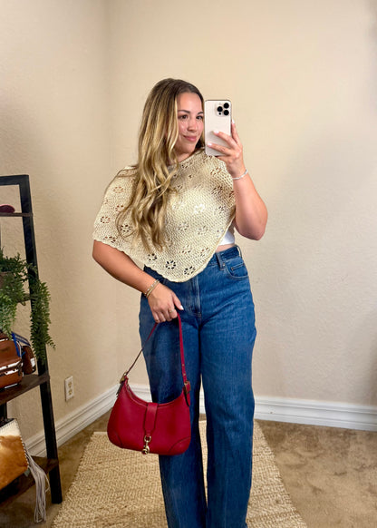 Daisy Crochet Poncho