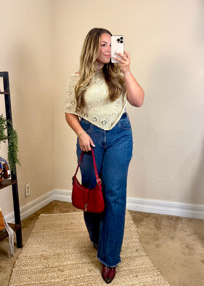 Daisy Crochet Poncho