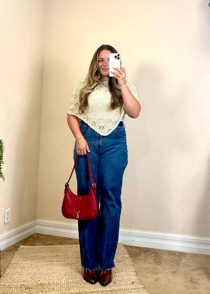 Daisy Crochet Poncho