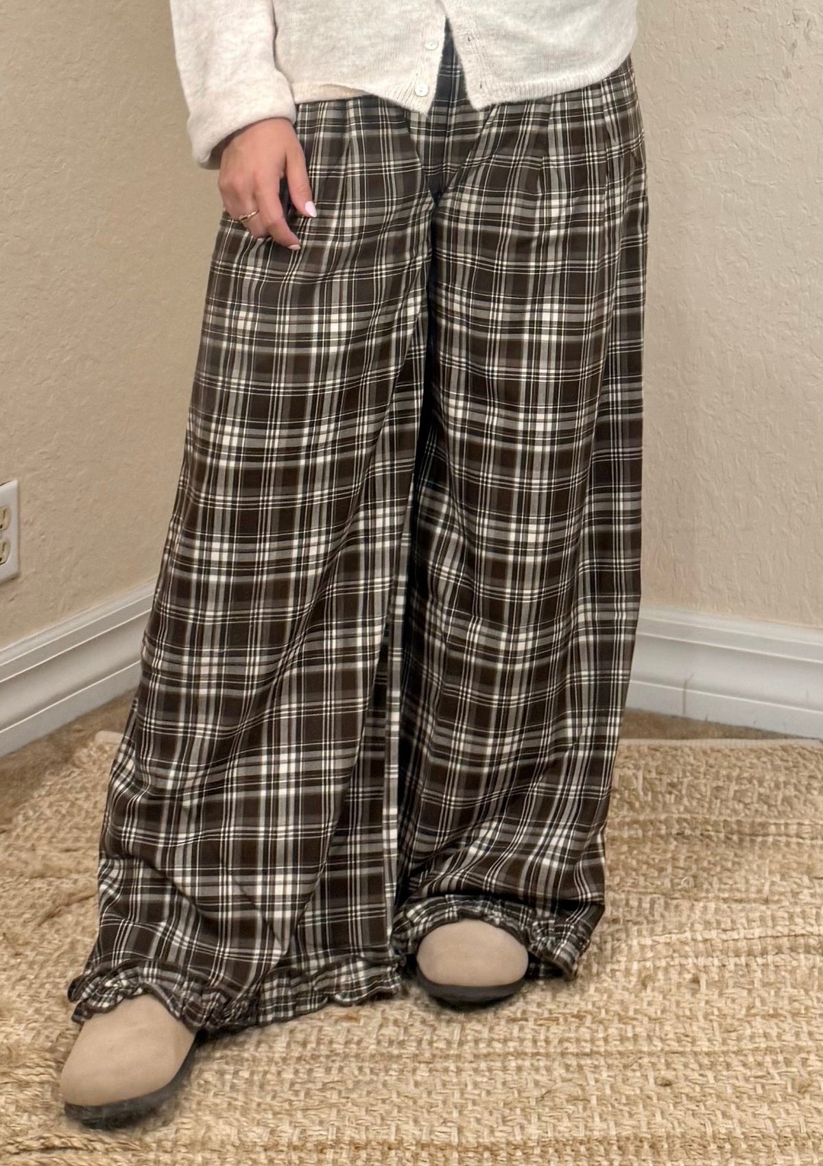Pecan Pie Plaid Pants
