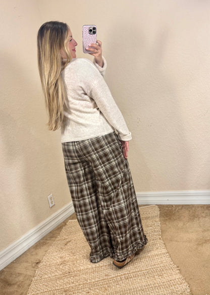 Pecan Pie Plaid Pants