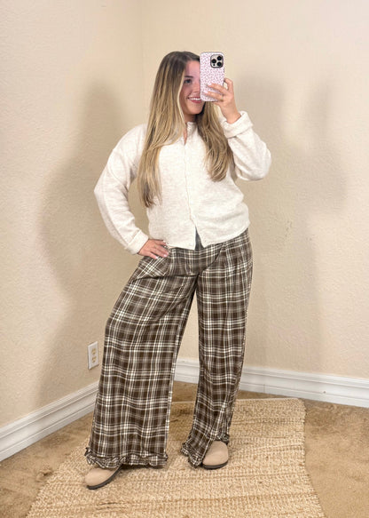 Pecan Pie Plaid Pants