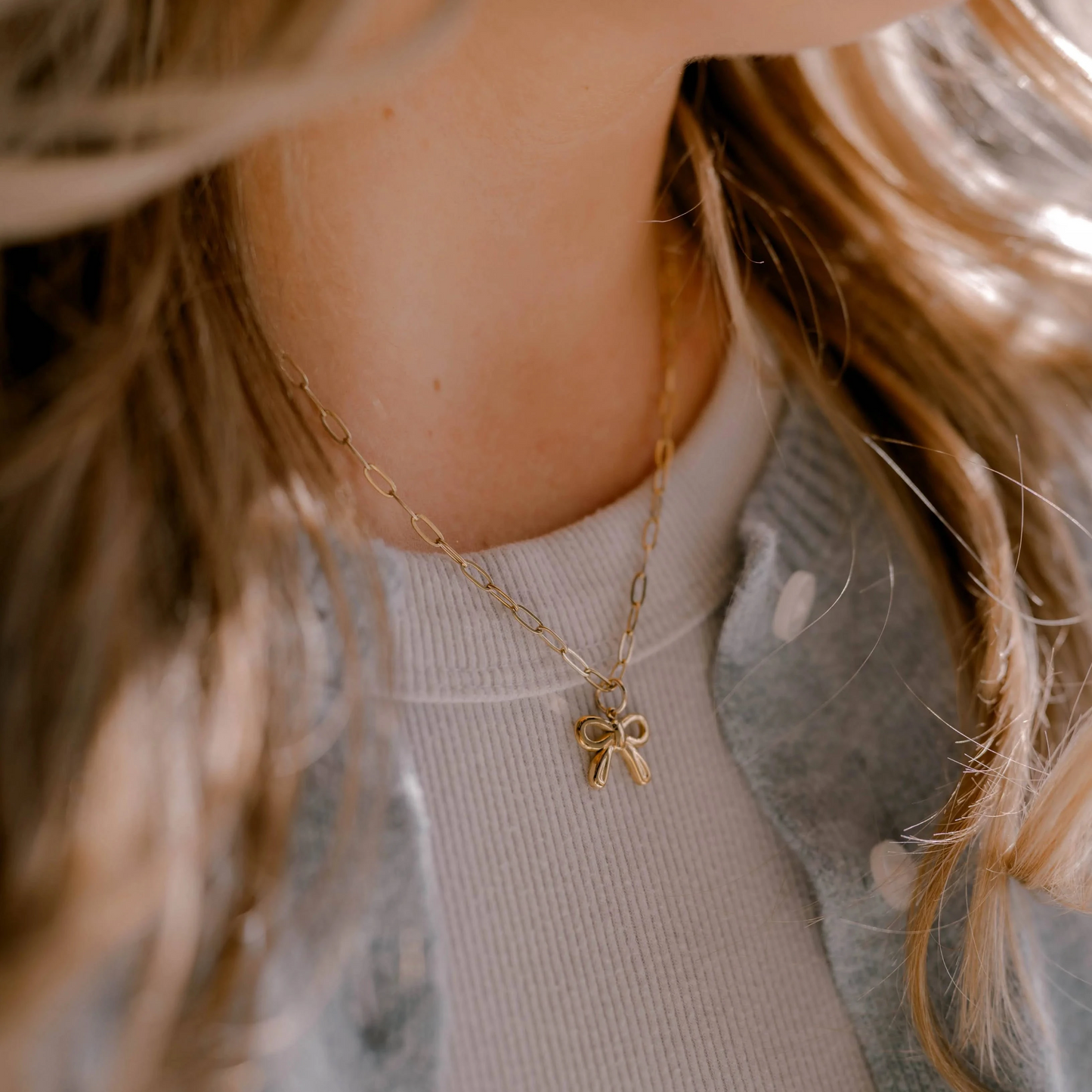He Holds All Together Charm Necklace