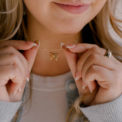 He Holds All Together Charm Necklace