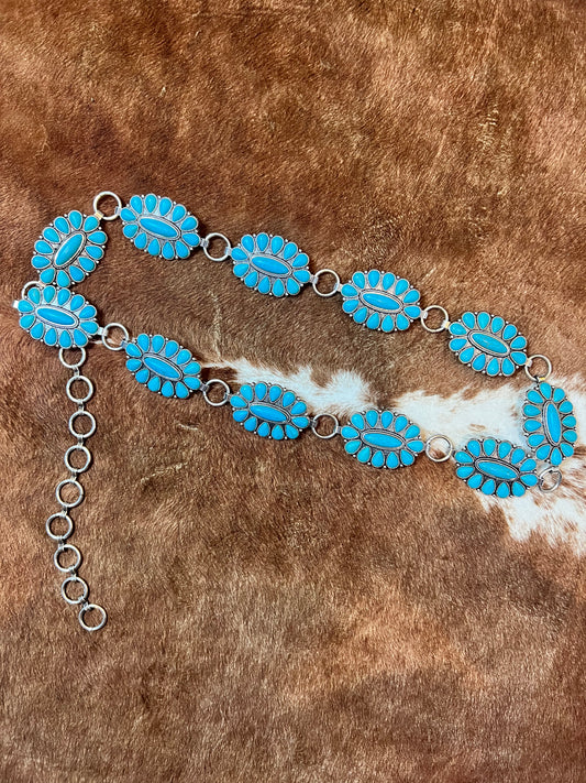 Turquoise Concho Belt