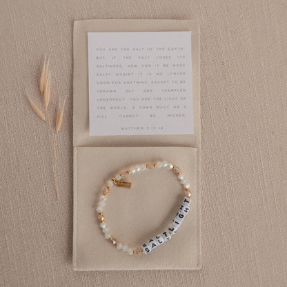Salt + Light Beaded Bracelet