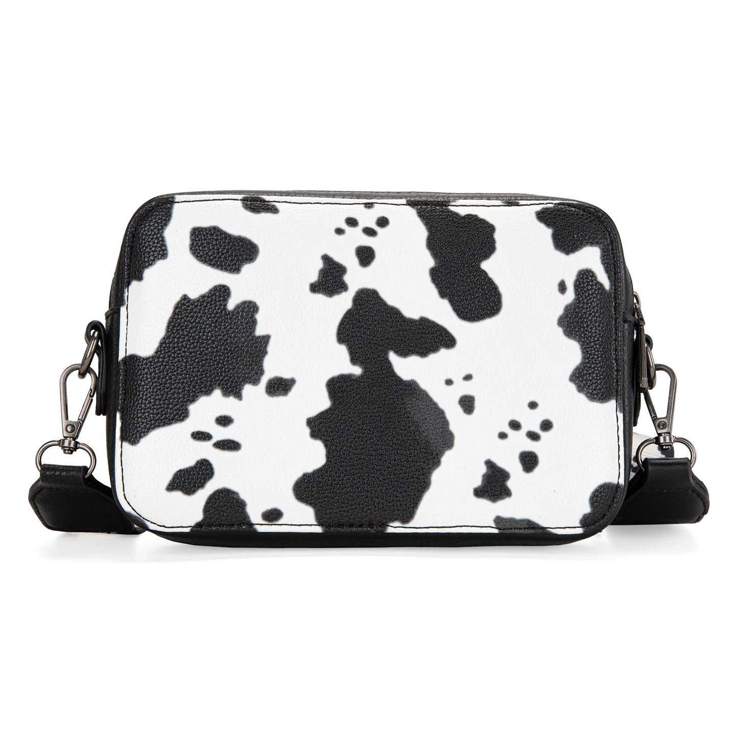 Wrangler Cow Print Crossbody- Black