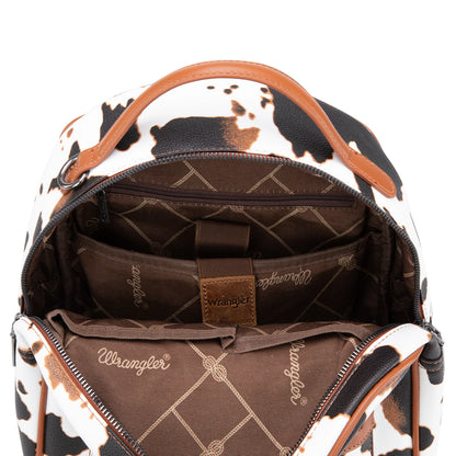 Wrangler Cow Backpack- Brown