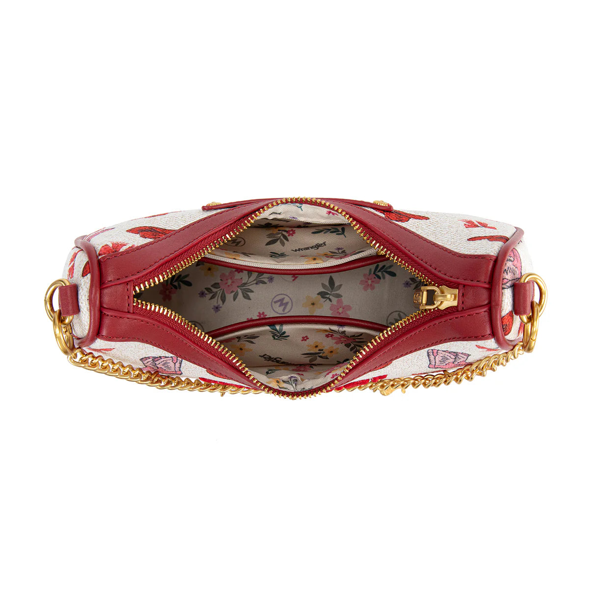 Wrangler Western Cowgirl Print Shoulder Bag | Pink
