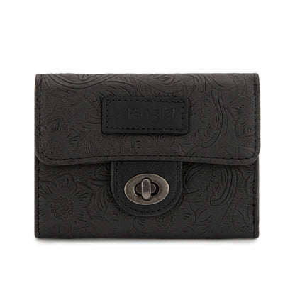 Wrangler Floral Mini Wallet | Black