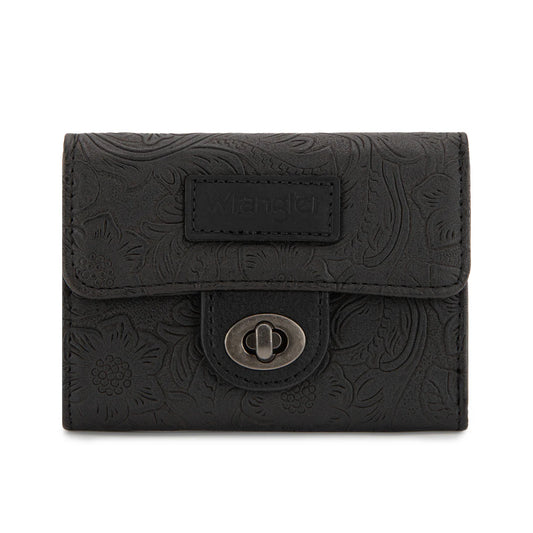 Wrangler Floral Mini Wallet | Black
