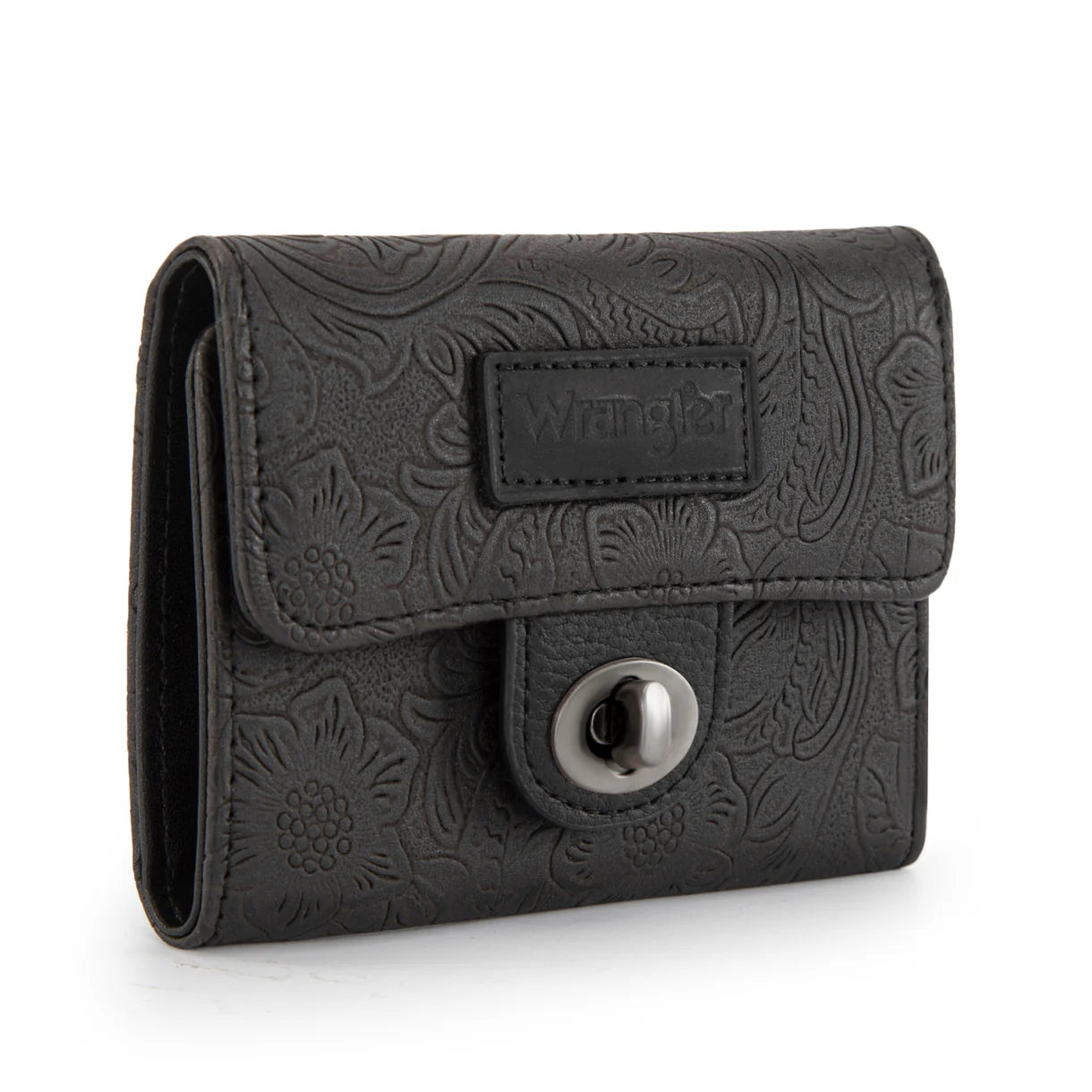 Wrangler Floral Mini Wallet | Black