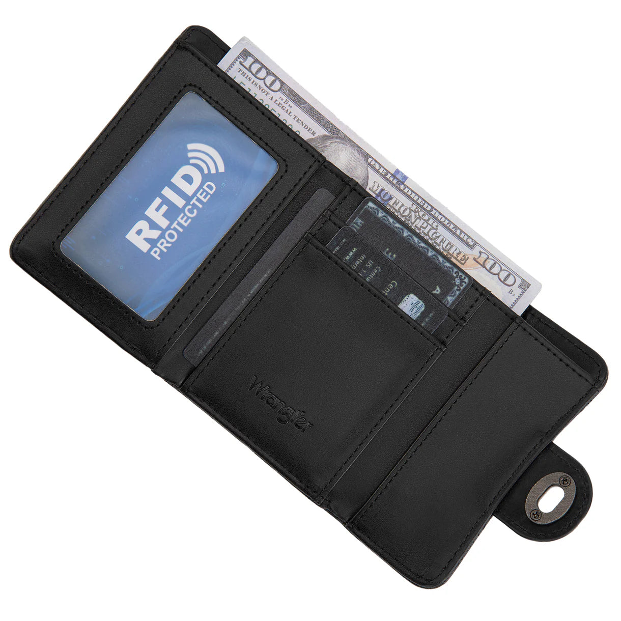 Wrangler Floral Mini Wallet | Black