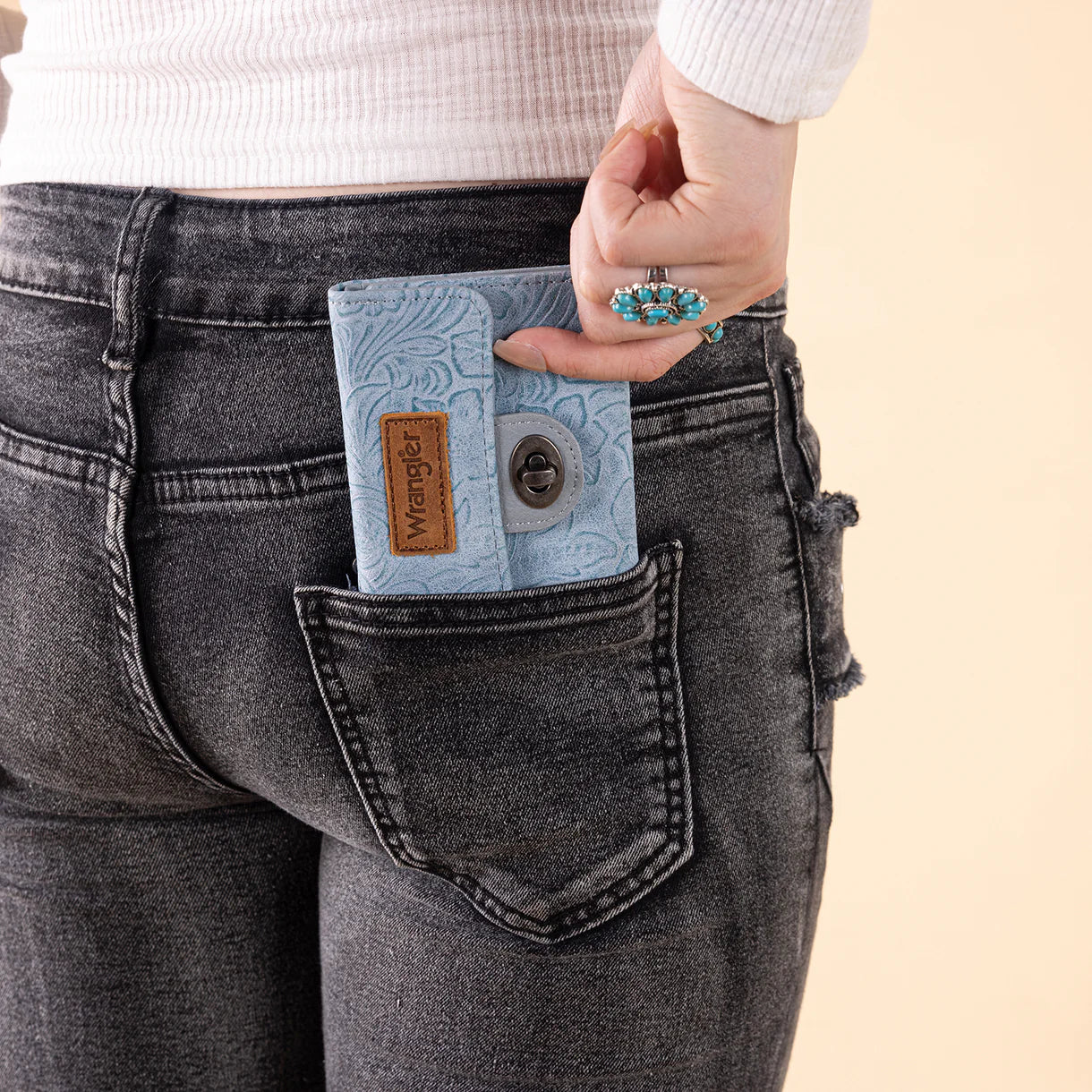 Wrangler Floral Mini Wallet | Jean