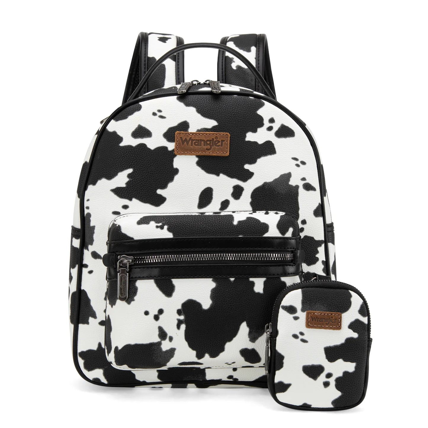Wrangler Cow Backpack- Black