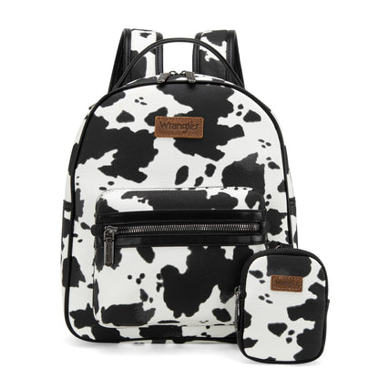 Wrangler Cow Backpack- Black