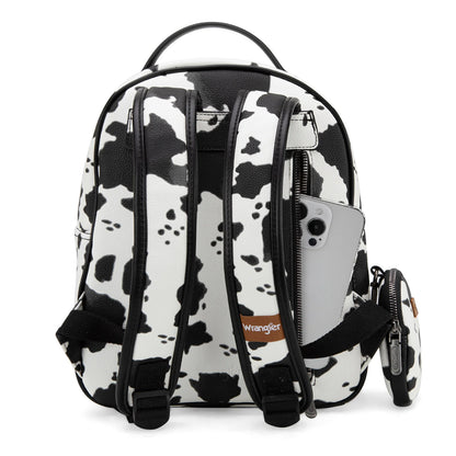 Wrangler Cow Backpack- Black