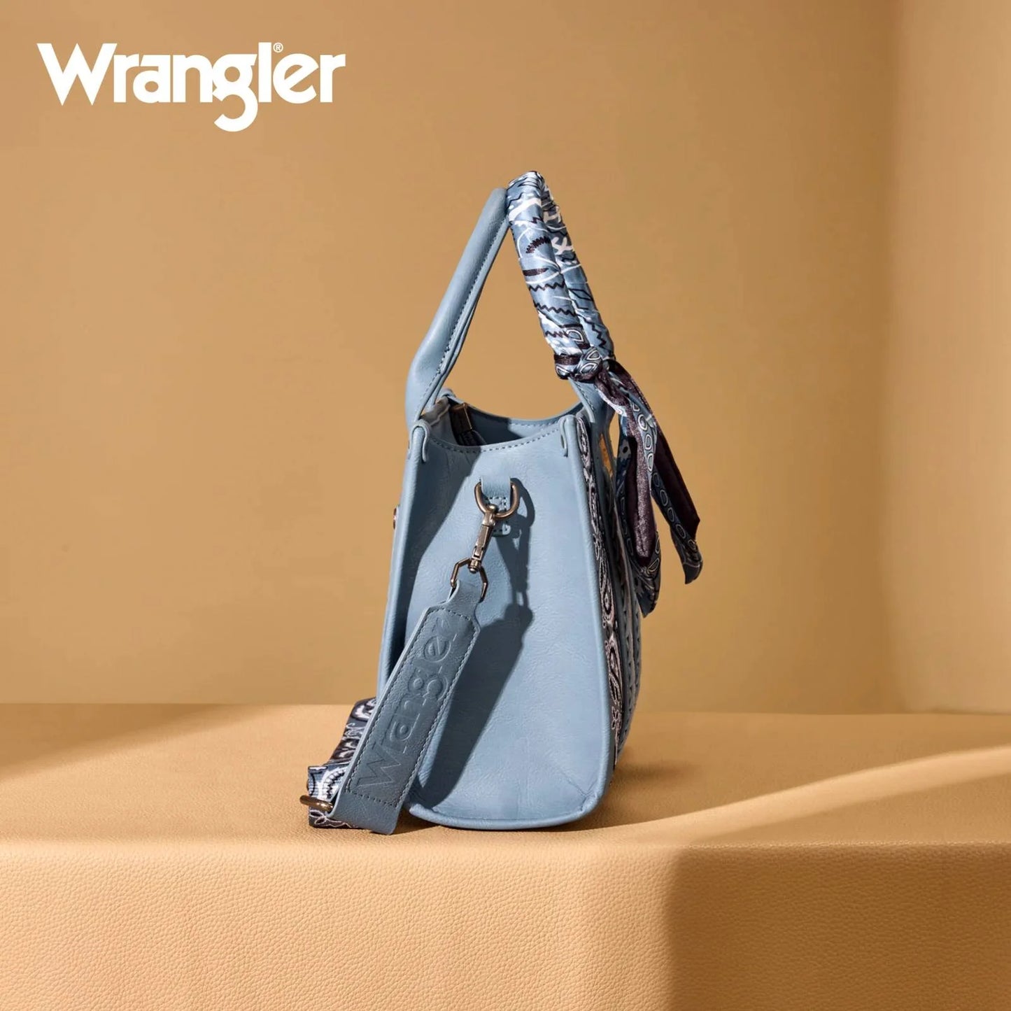 Wrangler Braided Paisley Bandana Tote Bag | Jean