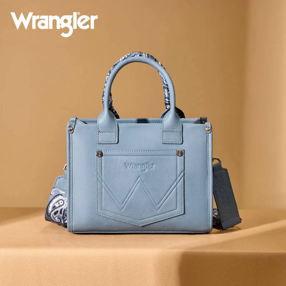 Wrangler Braided Paisley Bandana Tote Bag | Jean