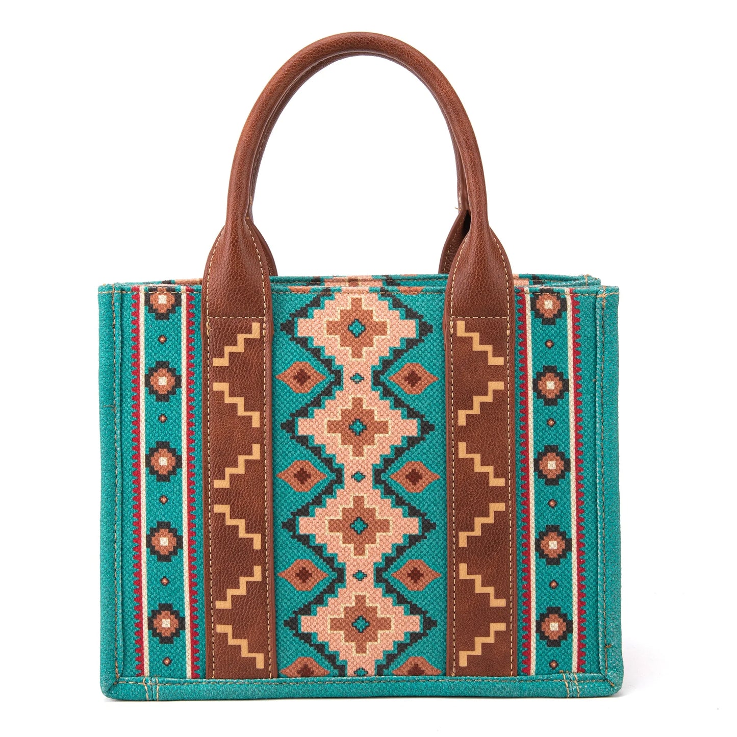 Wrangler Southwestern Crossbody Tote (Turquoise)