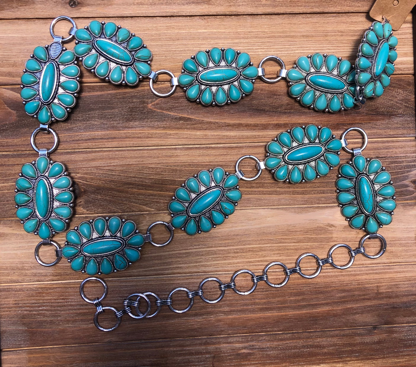 Turquoise Concho Belt