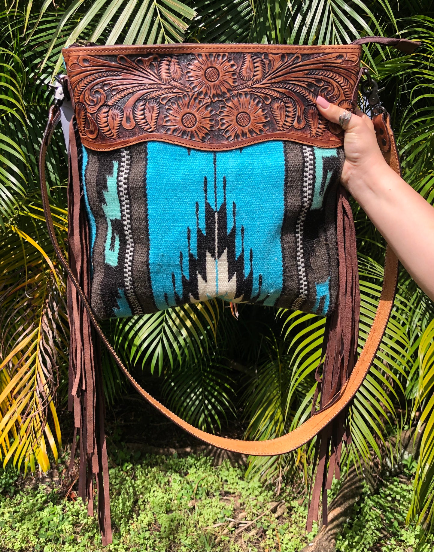 "Blue" Crossbody