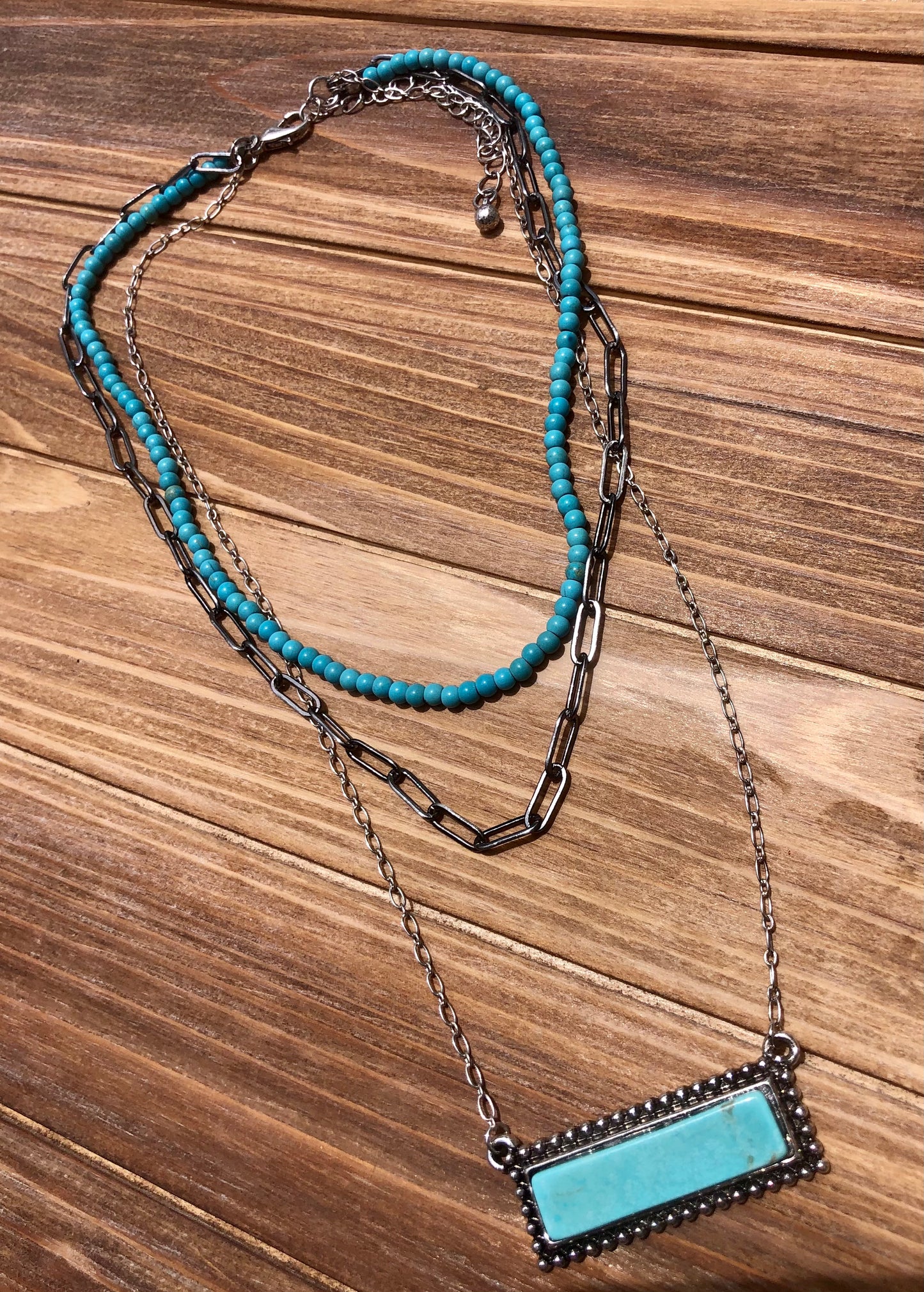 Turquoise Bar Stack