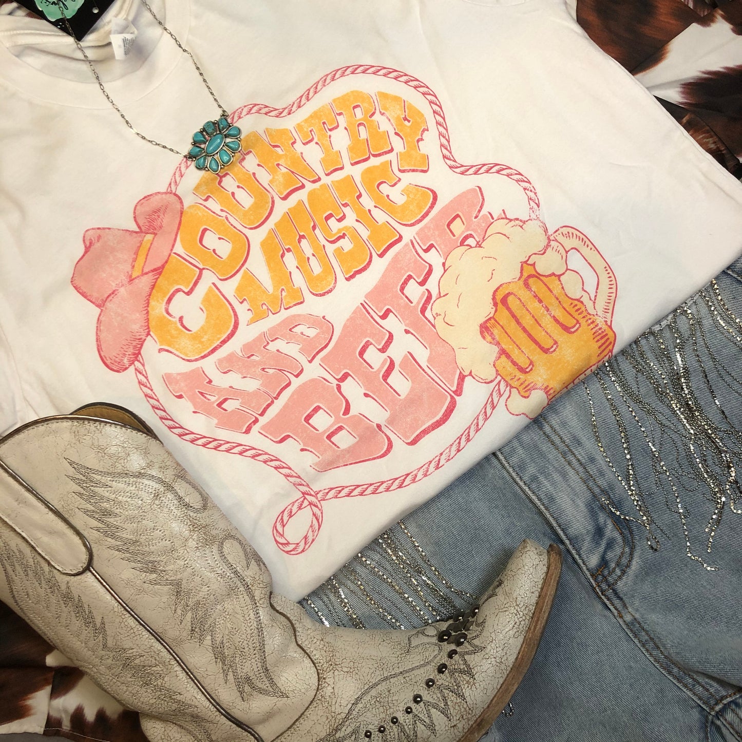 Country Music & Beer Tee