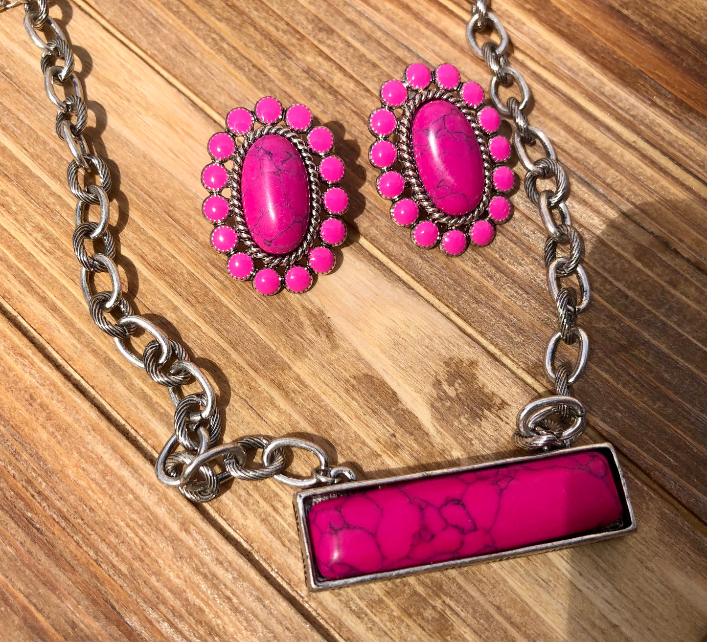 Pink Dreams Bar Necklace