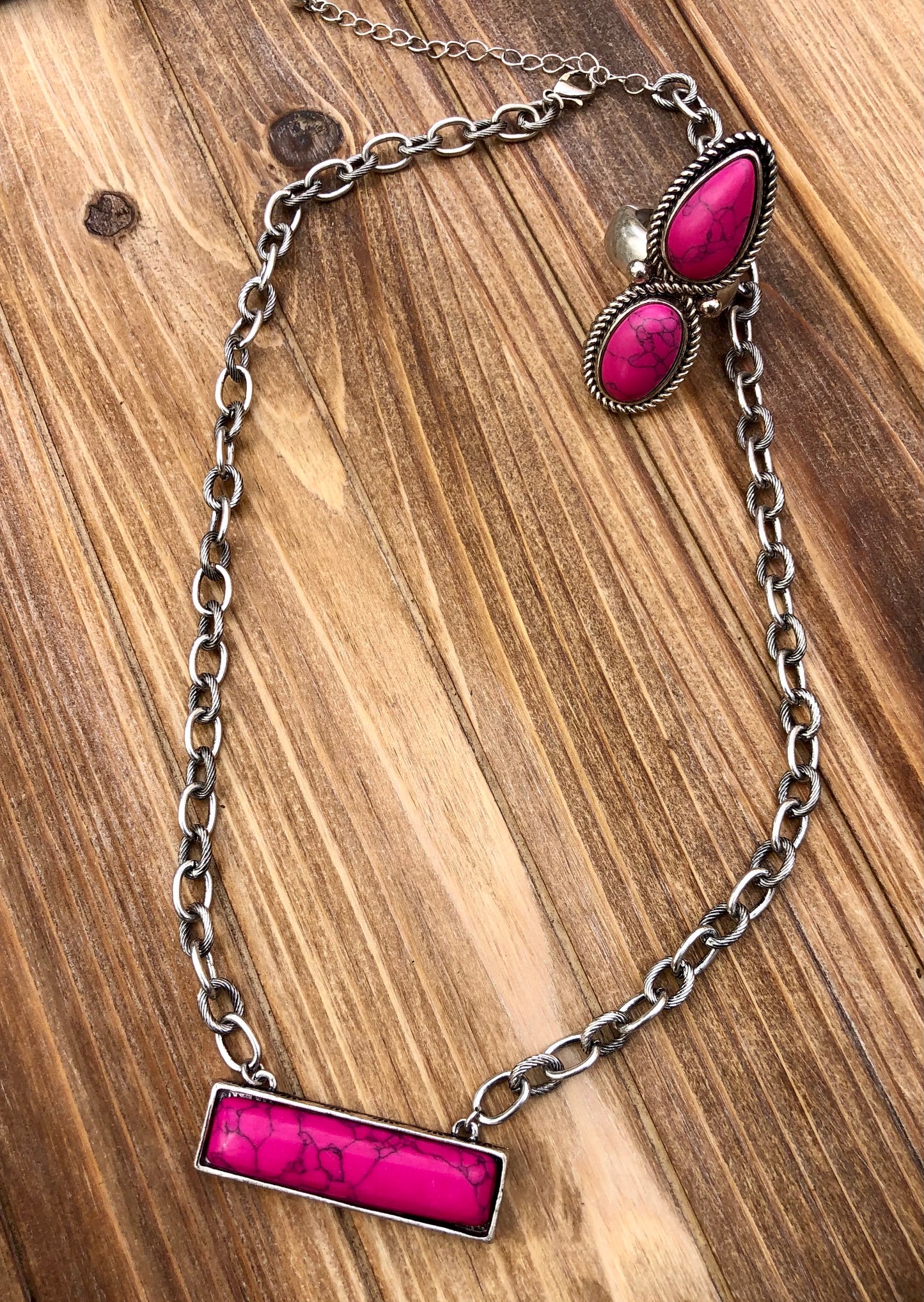 Pink Dreams Bar Necklace